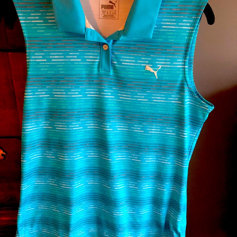 Puma Sleeveless Golf Top.  Size M.